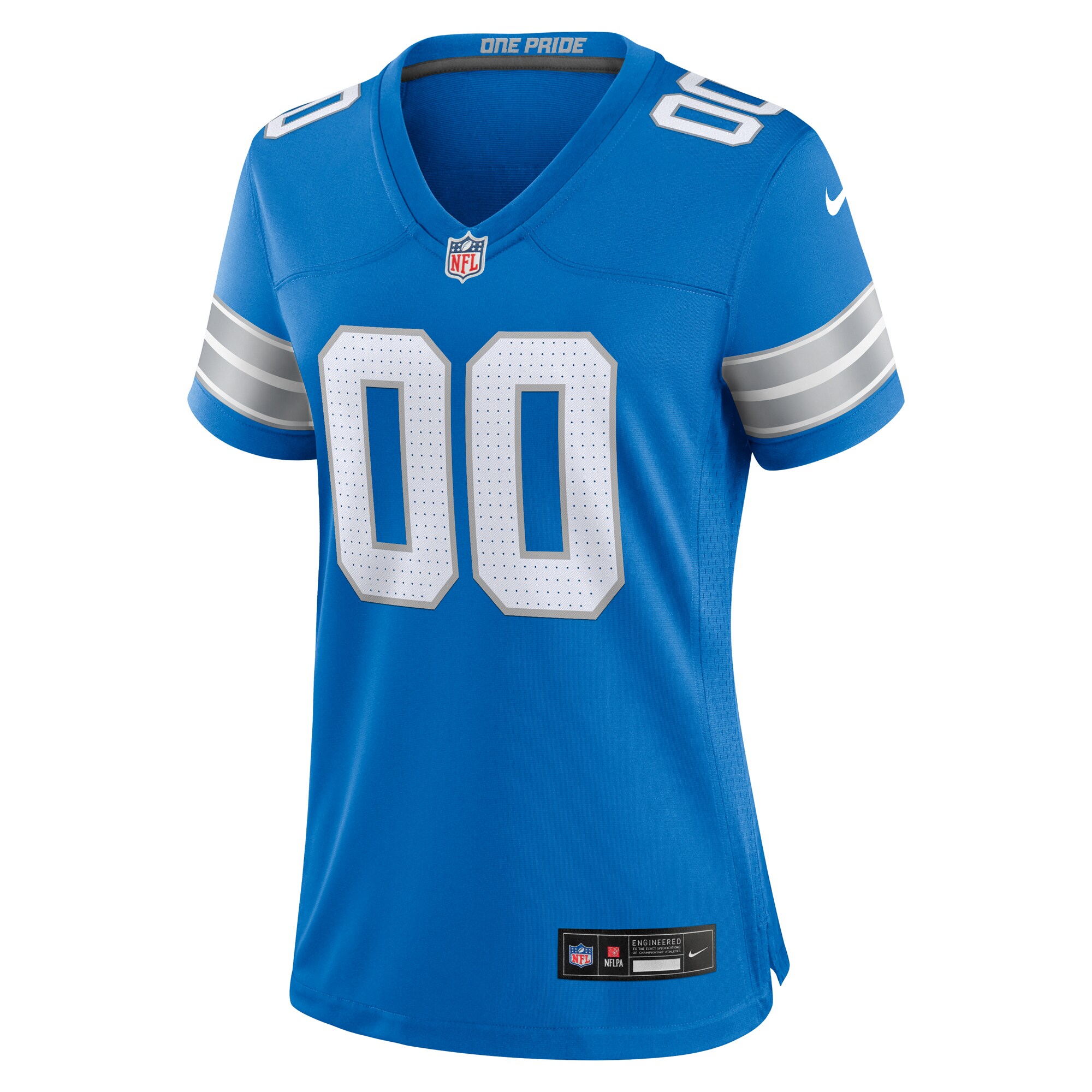 Alternative view of nike personalize Lions Blue Custom Jersey - Nike Lions Blue Custom