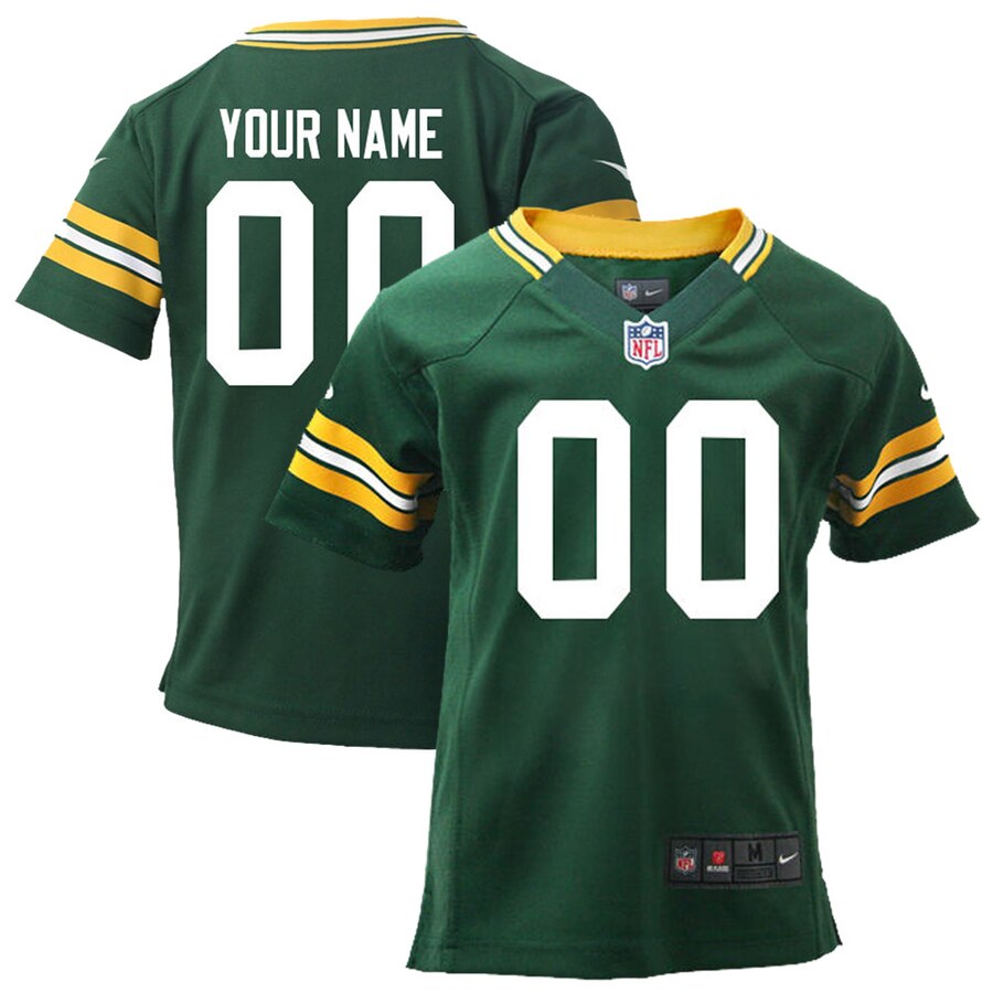nike personalize Packers Green Custom Jersey - Packers Green Custom