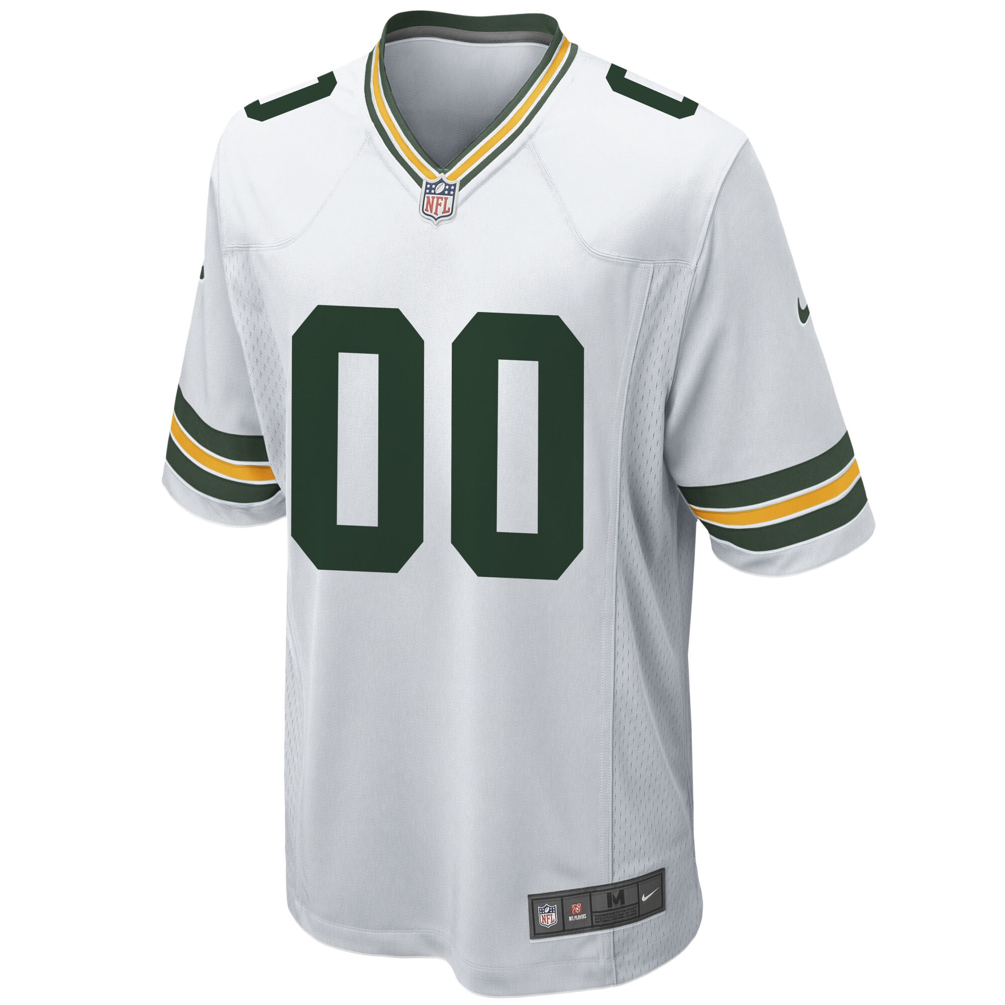 Alternative view of nike personalize Packers White Custom Jersey - Nike Packers White