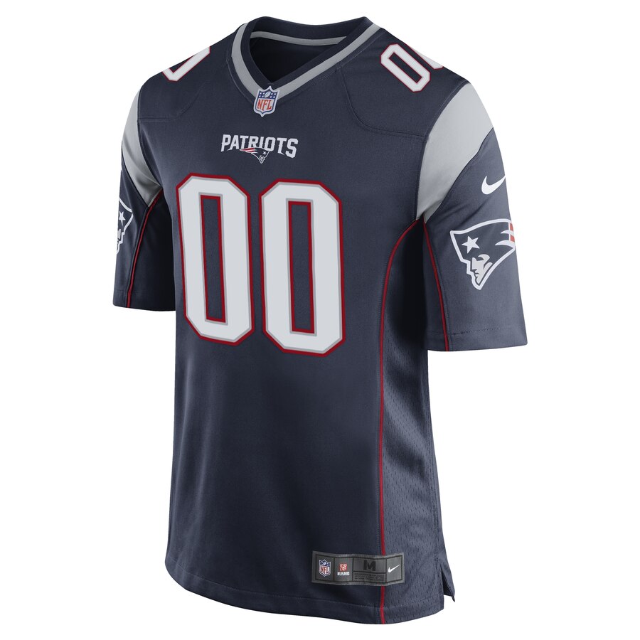 Alternative view of nike personalize Patriots Navy Custom Jersey - Nike Patriots Navy 2