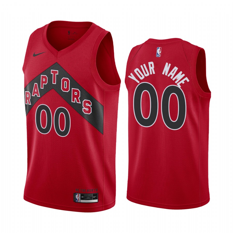 nike personalize Raptors Red Custom Jersey - Nike Raptors Red Custom
