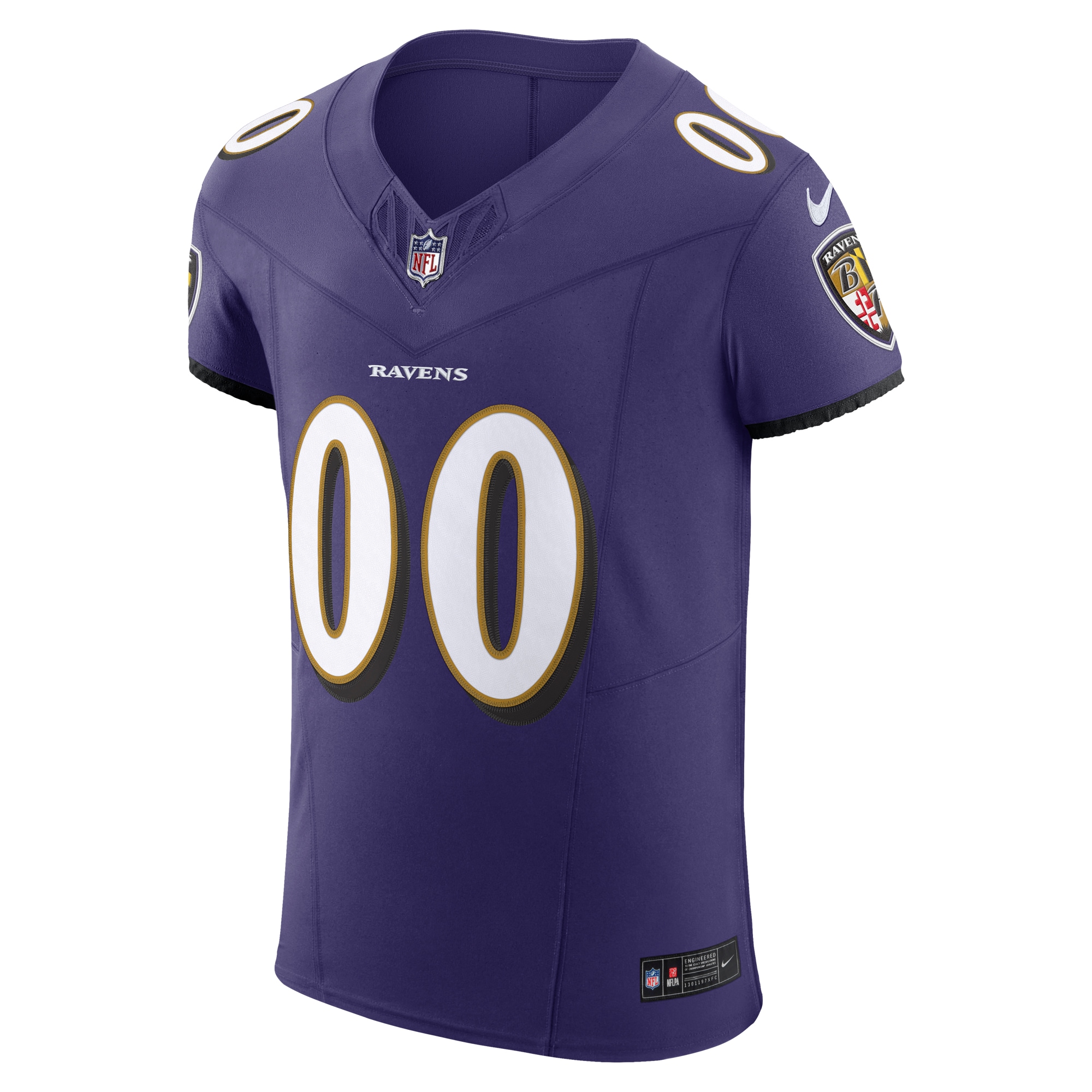 Alternative view of nike personalize Ravens Purple Custom Jersey - Nike Ravens Purple
