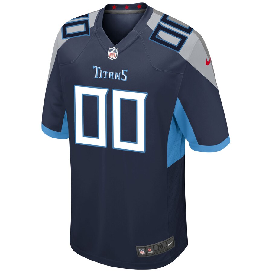 Alternative view of nike personalize Titans Navy Custom Jersey - Nike Titans Navy Custom