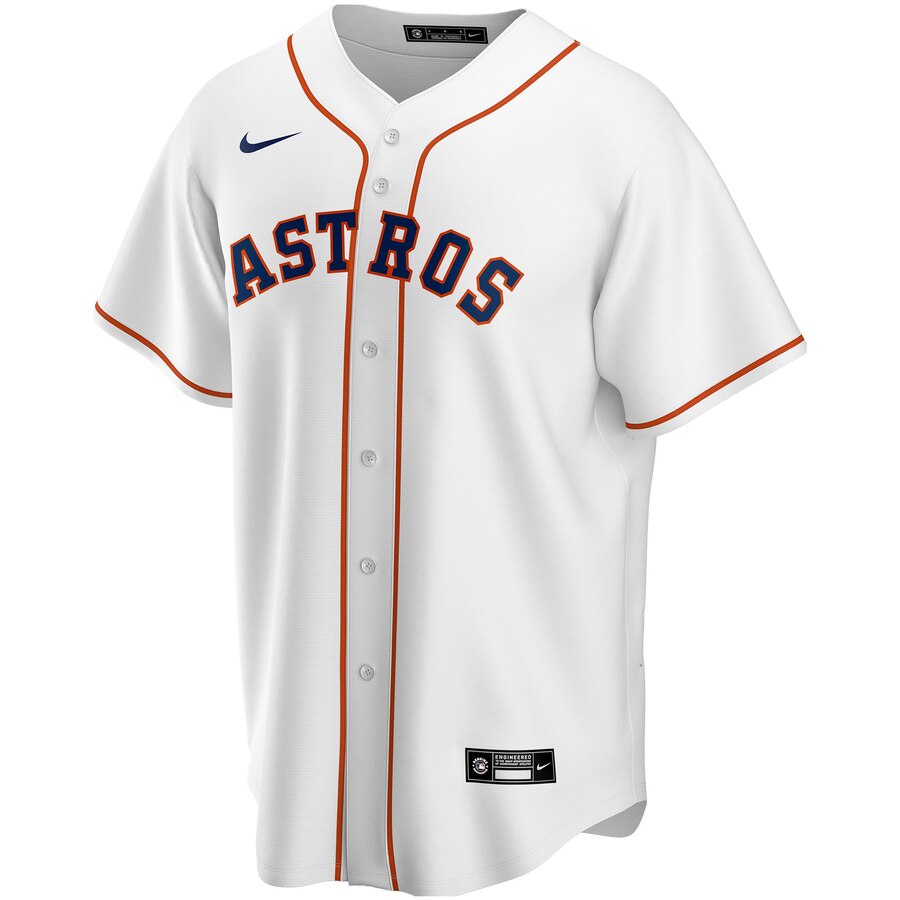 Alternative view of nike personalized Astros White Custom Jersey - Nike Astros White