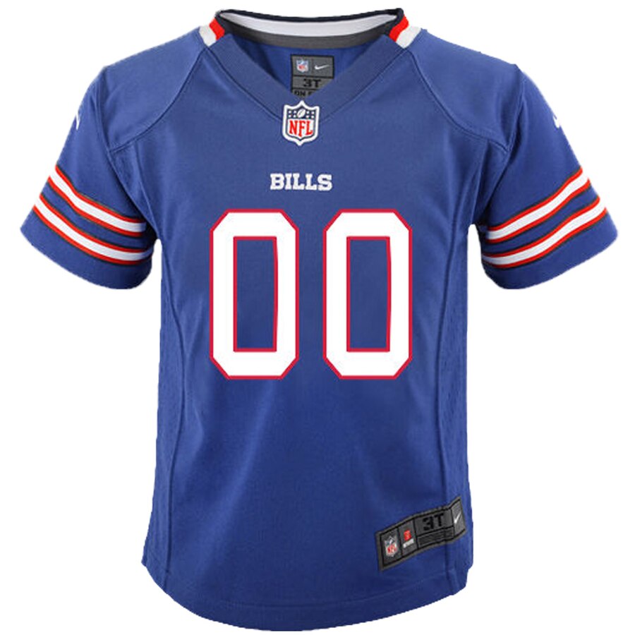 Alternative view of nike personalized Bills Royal Blue Custom Jersey - Bills Royal Blue