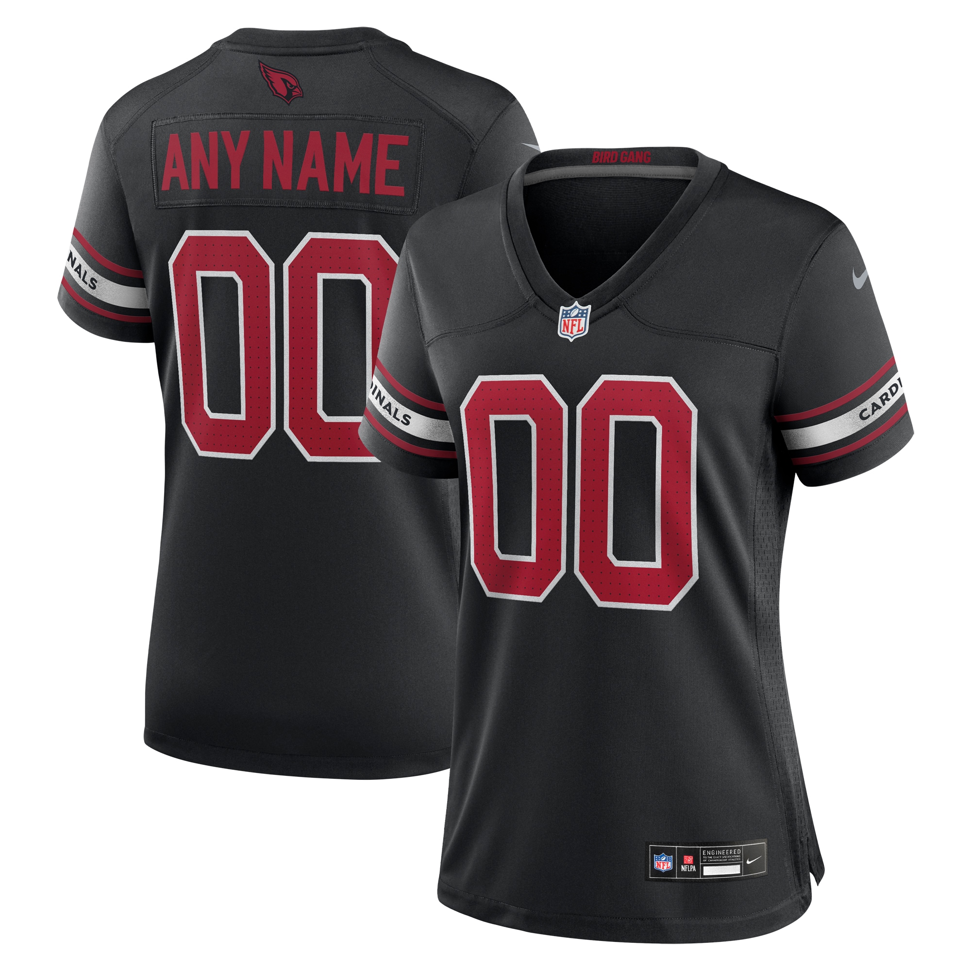 nike personalized Cardinals Black Custom Jersey - Nike Cardinals Black