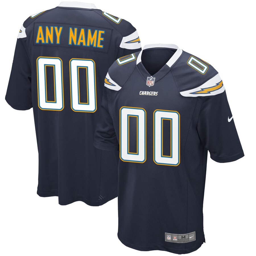 nike personalized Chargers Navy Custom Jersey - Chargers Navy Custom