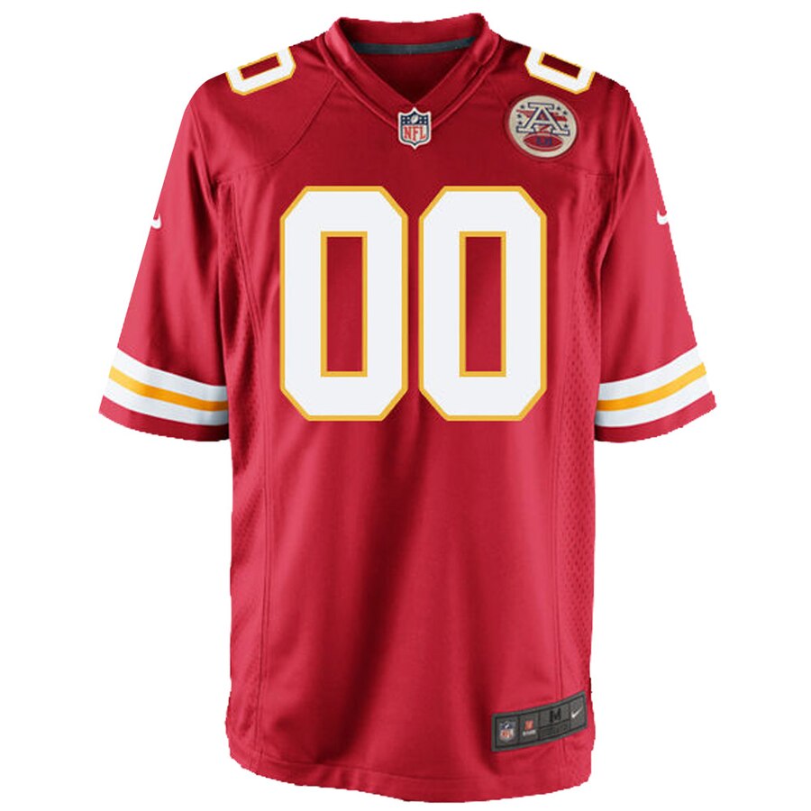 Alternative view of nike personalized Chiefs Red Custom Jersey - Nike Chiefs Red Custom 3