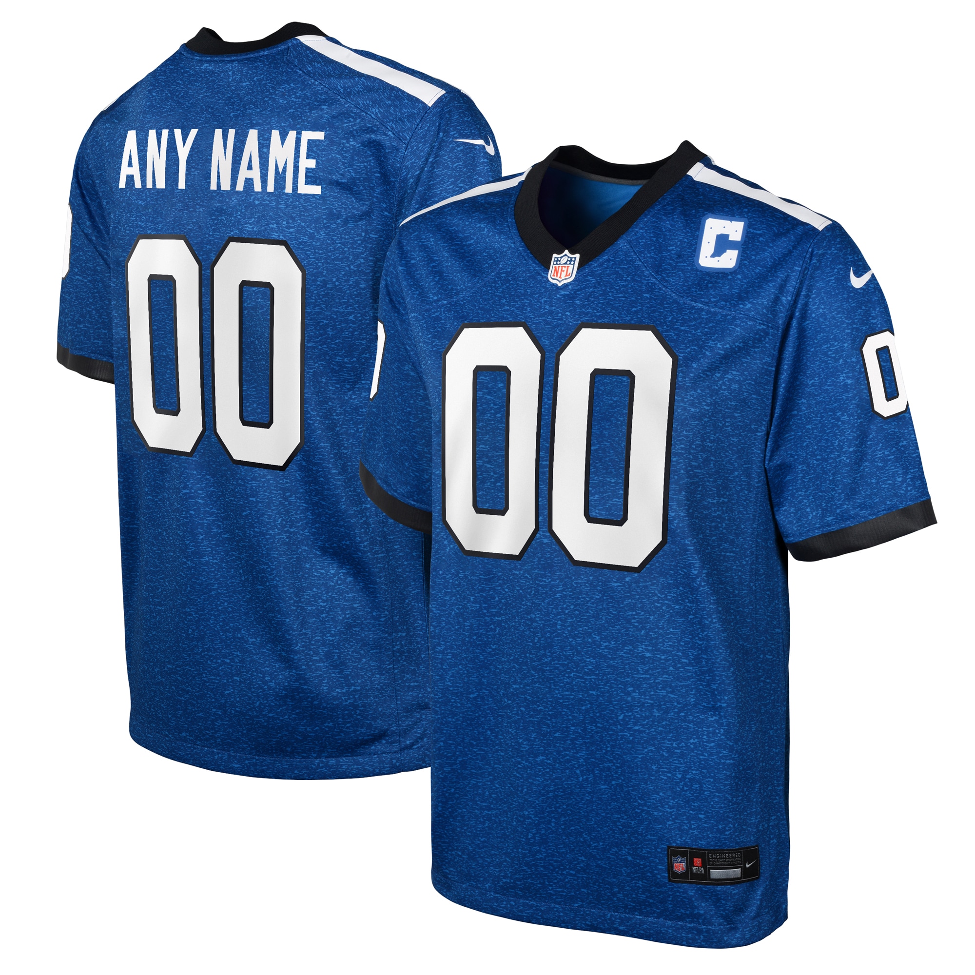 nike personalized Colts Royal Blue Custom Jersey - Nike Colts Royal