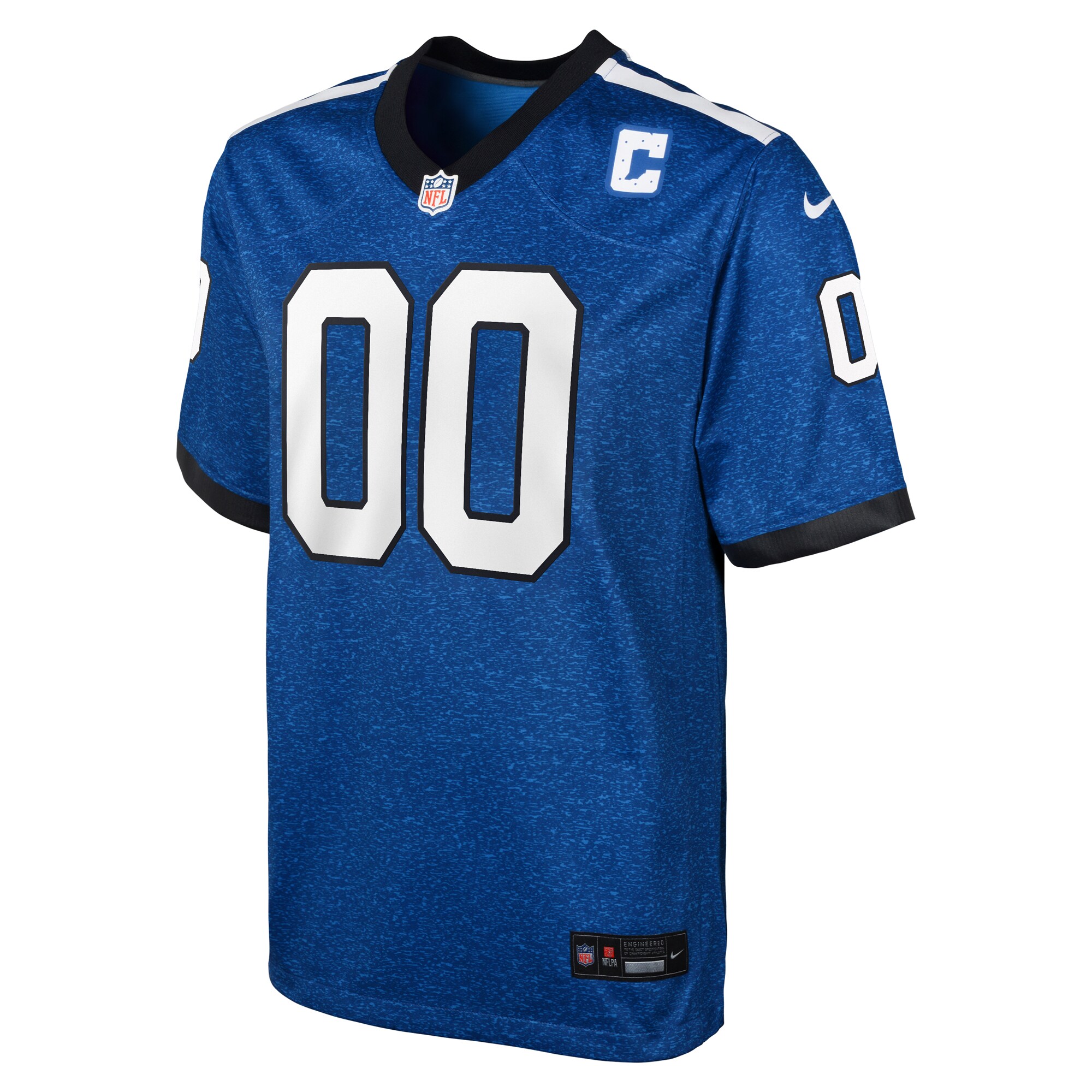 Alternative view of nike personalized Colts Royal Blue Custom Jersey - Nike Colts Royal