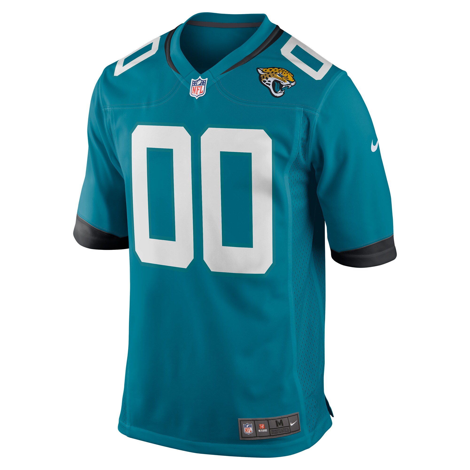 Alternative view of nike personalized Jaguars Teal Custom Jersey - Nike Jaguars Teal
