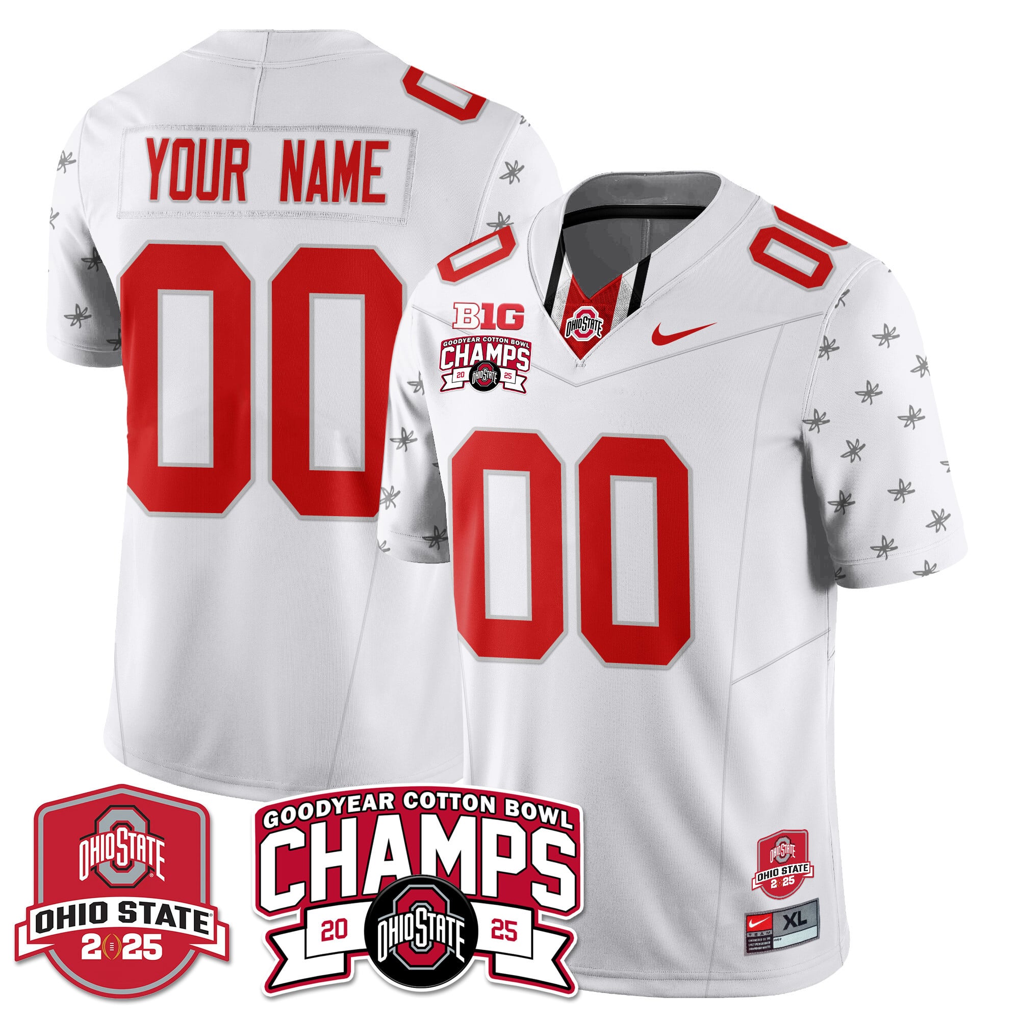 nike personalized Ohio State Cotton Bowl Jersey - Nike Ohio State