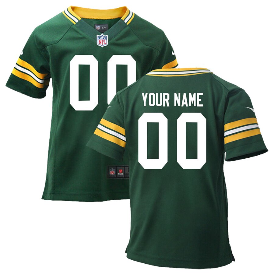 nike personalized Packers Green Custom Jersey - Nike Packers Green