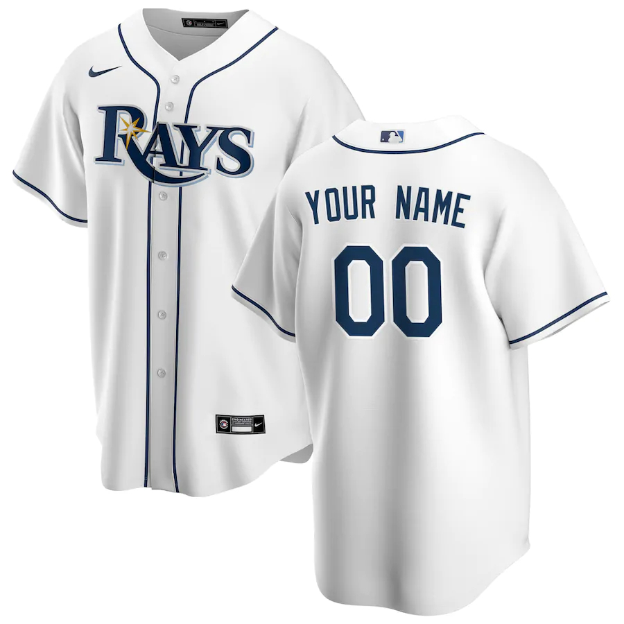 nike personalized Rays White Custom Jersey - Nike Rays White Custom 2