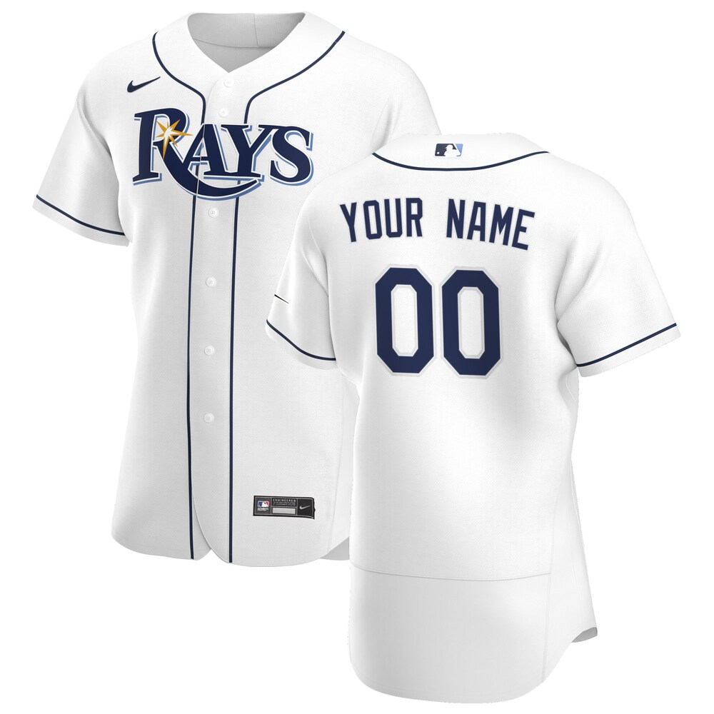 nike personalized Rays White Custom Jersey - Nike Rays White Custom