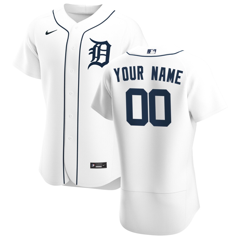 nike personalized Tigers White Custom Jersey - Nike Tigers White