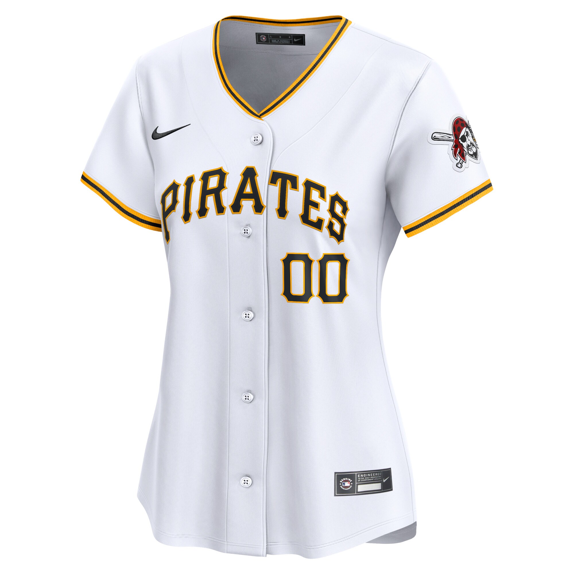 Alternative view of Nike Pirates White Jersey Women’s - Nike Pirates White Jersey - Custom