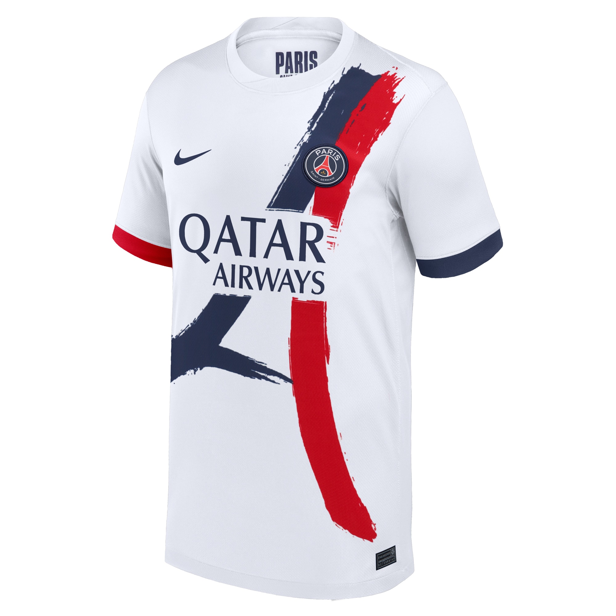 Alternative view of Nike PSG 2024 White Jersey - Qatar Airways Edition