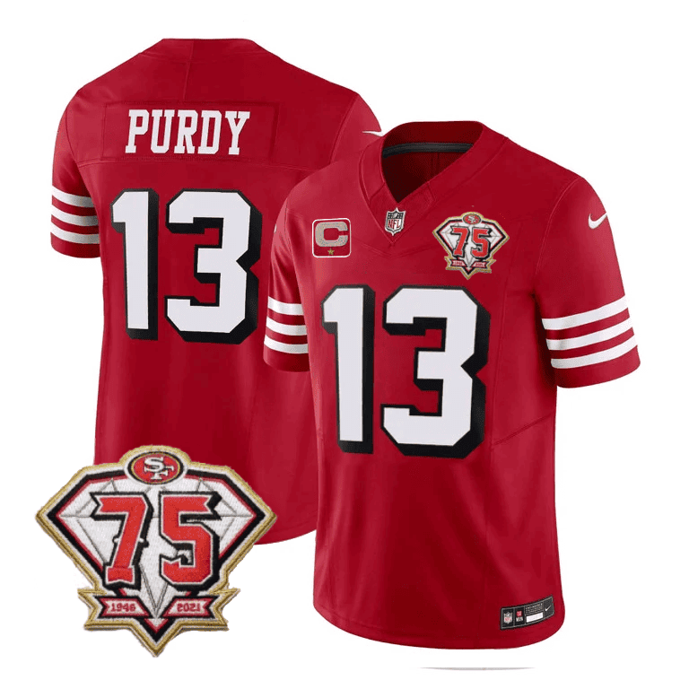 Nike Purdy 49ers Jersey - Limited Edition 75th Anniversary