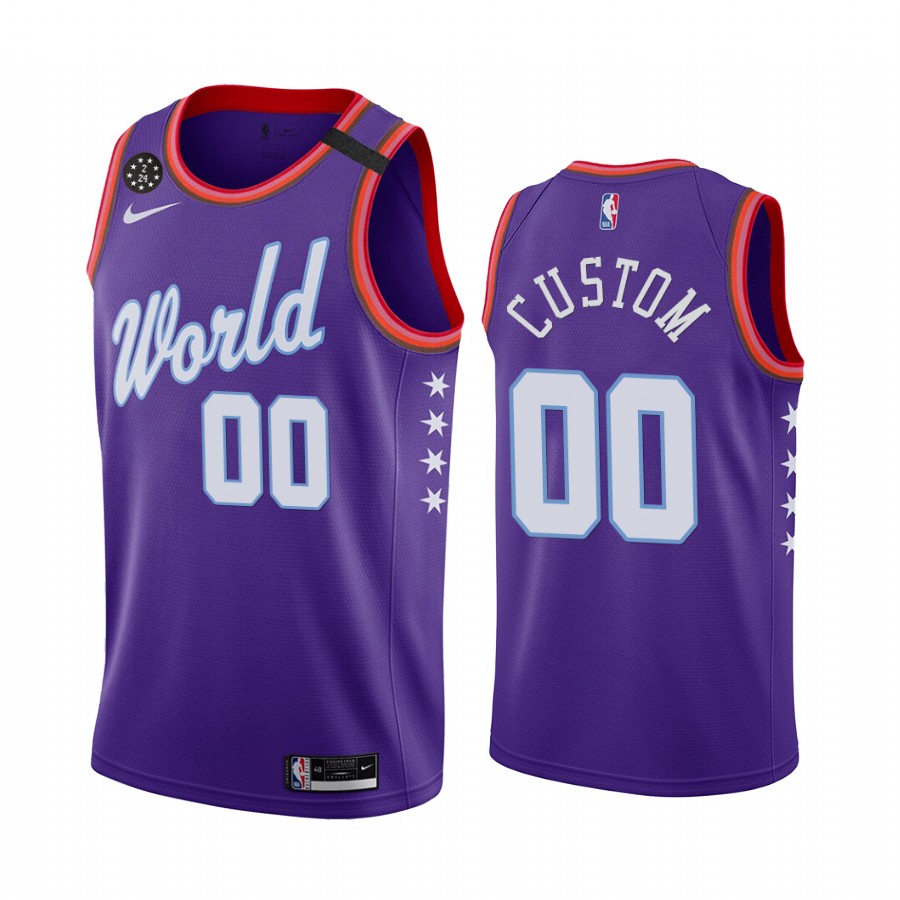 Nike Purple World Jersey - Custom Edition