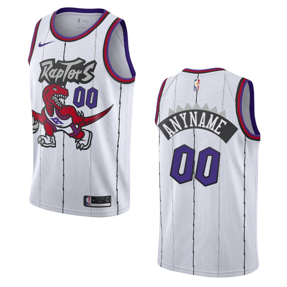 Nike Raptors White Jersey - Custom Edition