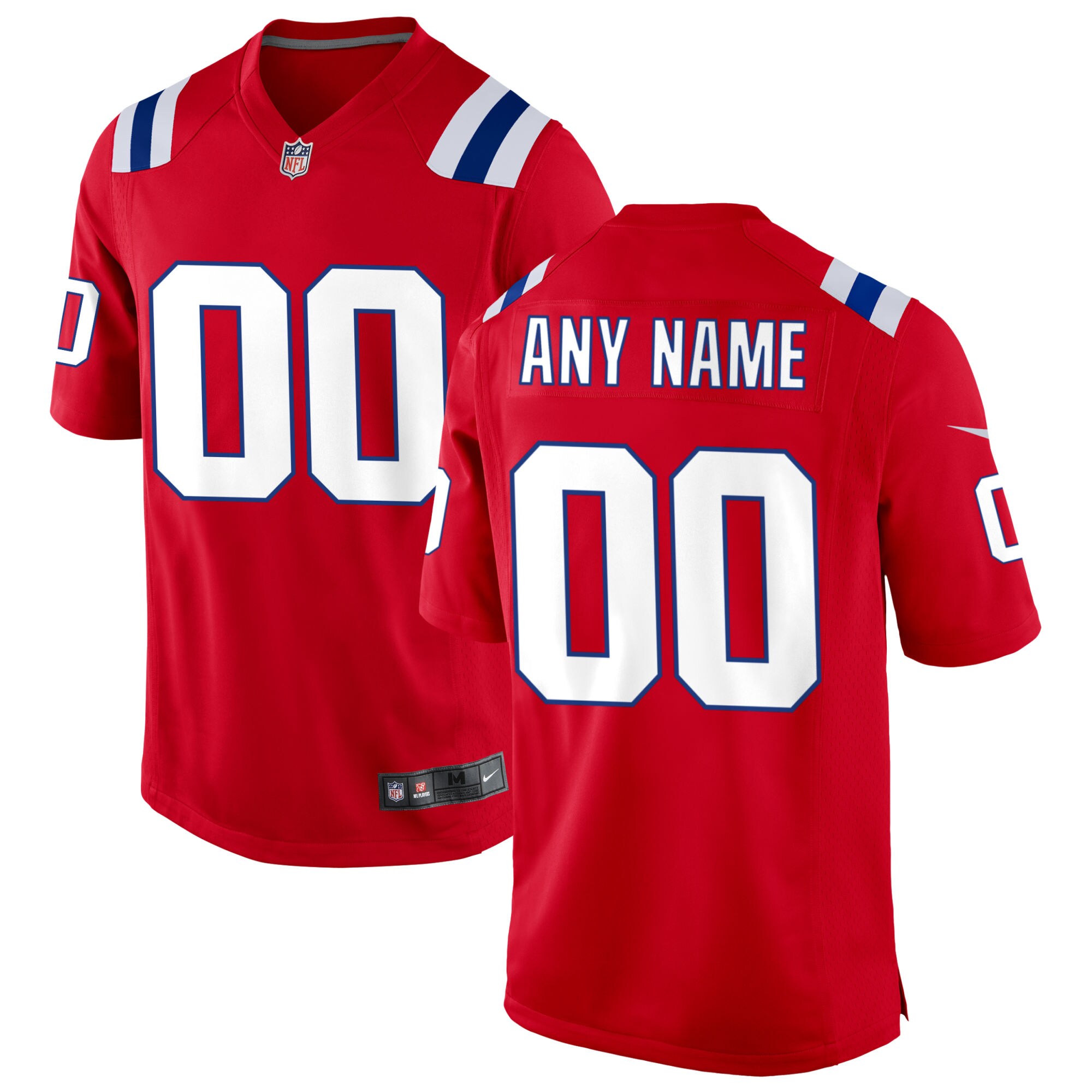 Nike Red Custom Football Jersey - Design Your Own!