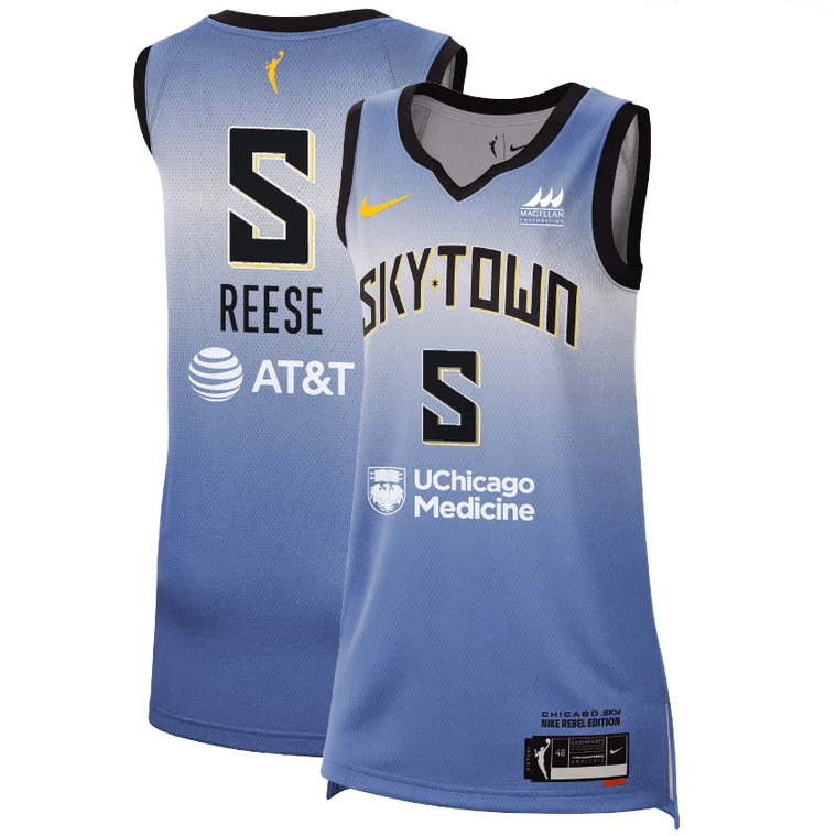 Alternative view of Nike Reese #5 Black Jersey - Nike Chicago Sky Reese #5 Black Explorer
