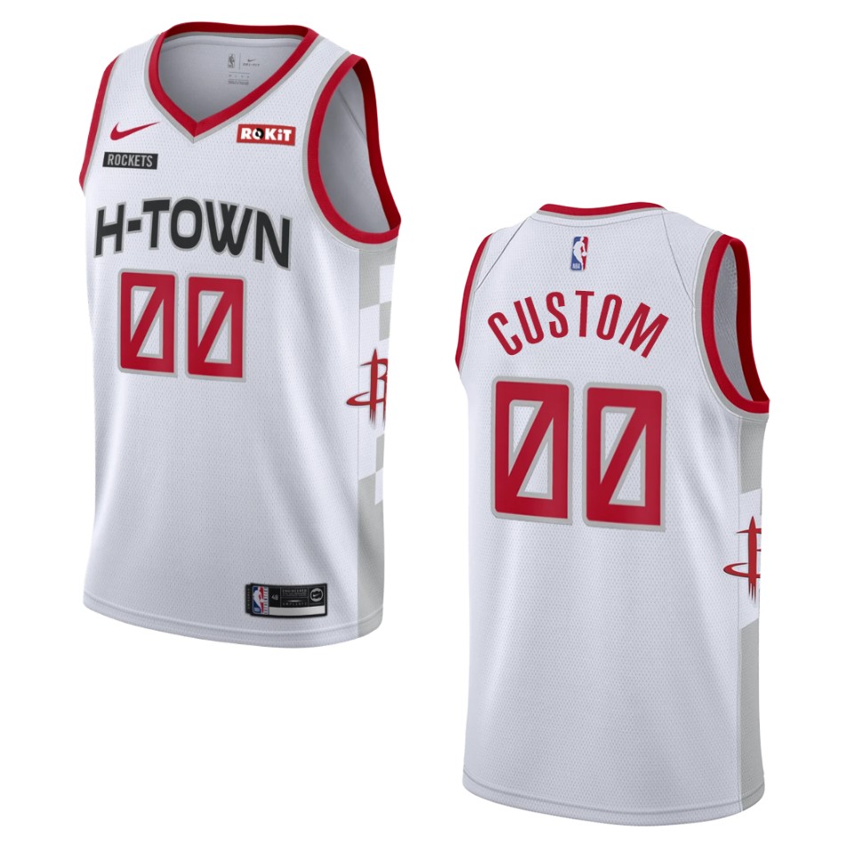 nike Rockets H-Town White Jersey - Rockets H-Town White Jersey - Nike