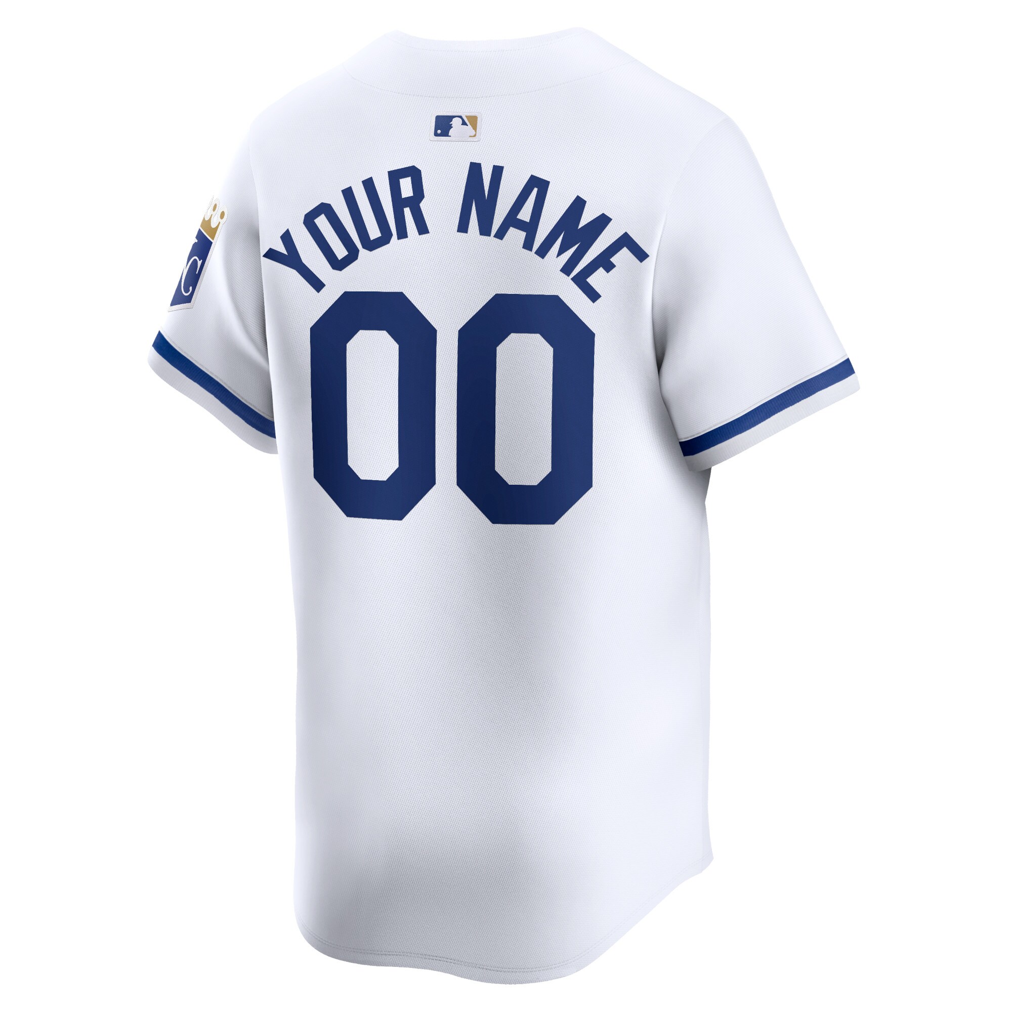 Alternative view of Nike Royals Custom White Jersey - Design Your Own!