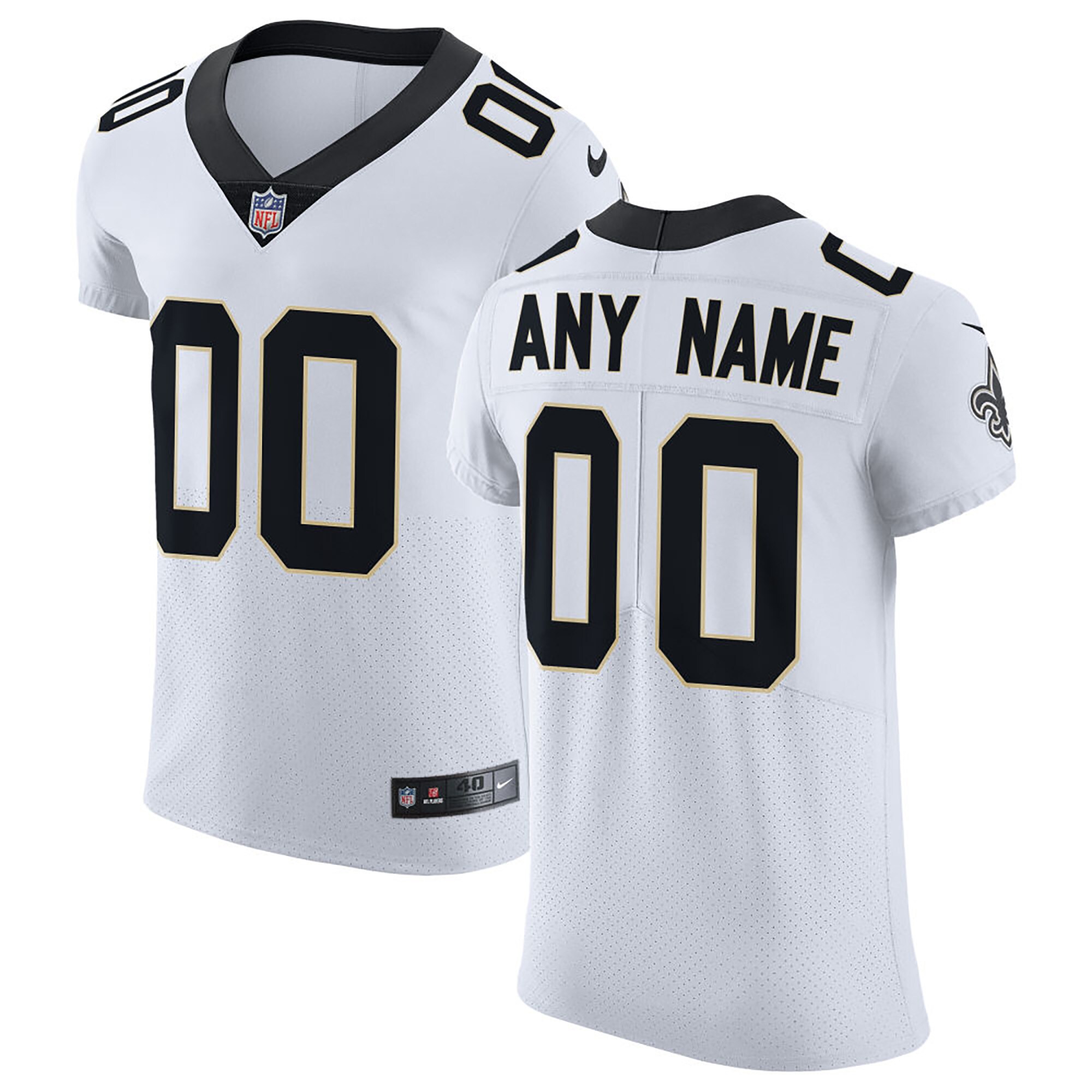 Nike Saints White Custom Jersey - Personalize Your Style! 3