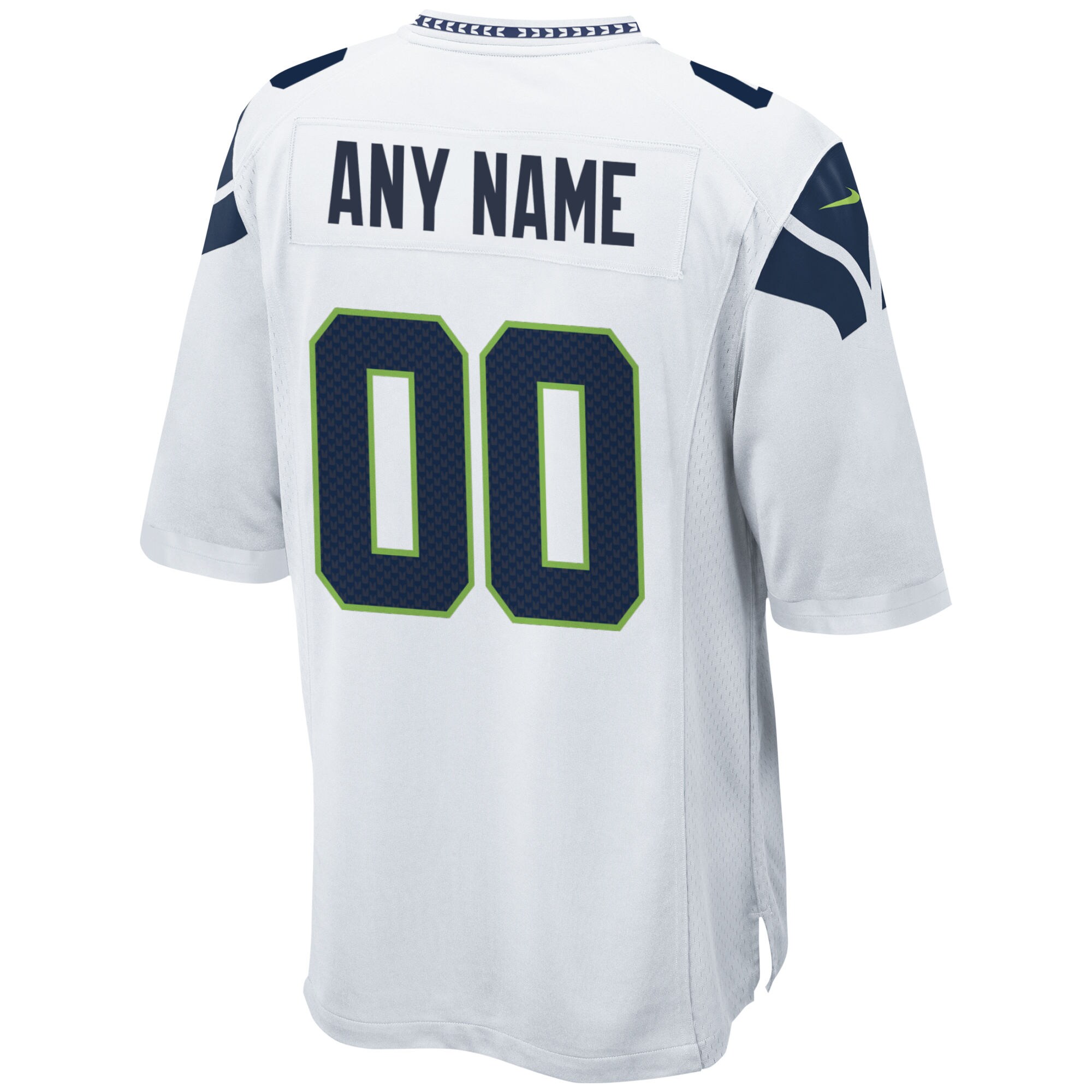 Alternative view of Nike Seahawks Gray Custom Jersey - Personalize Your Style!