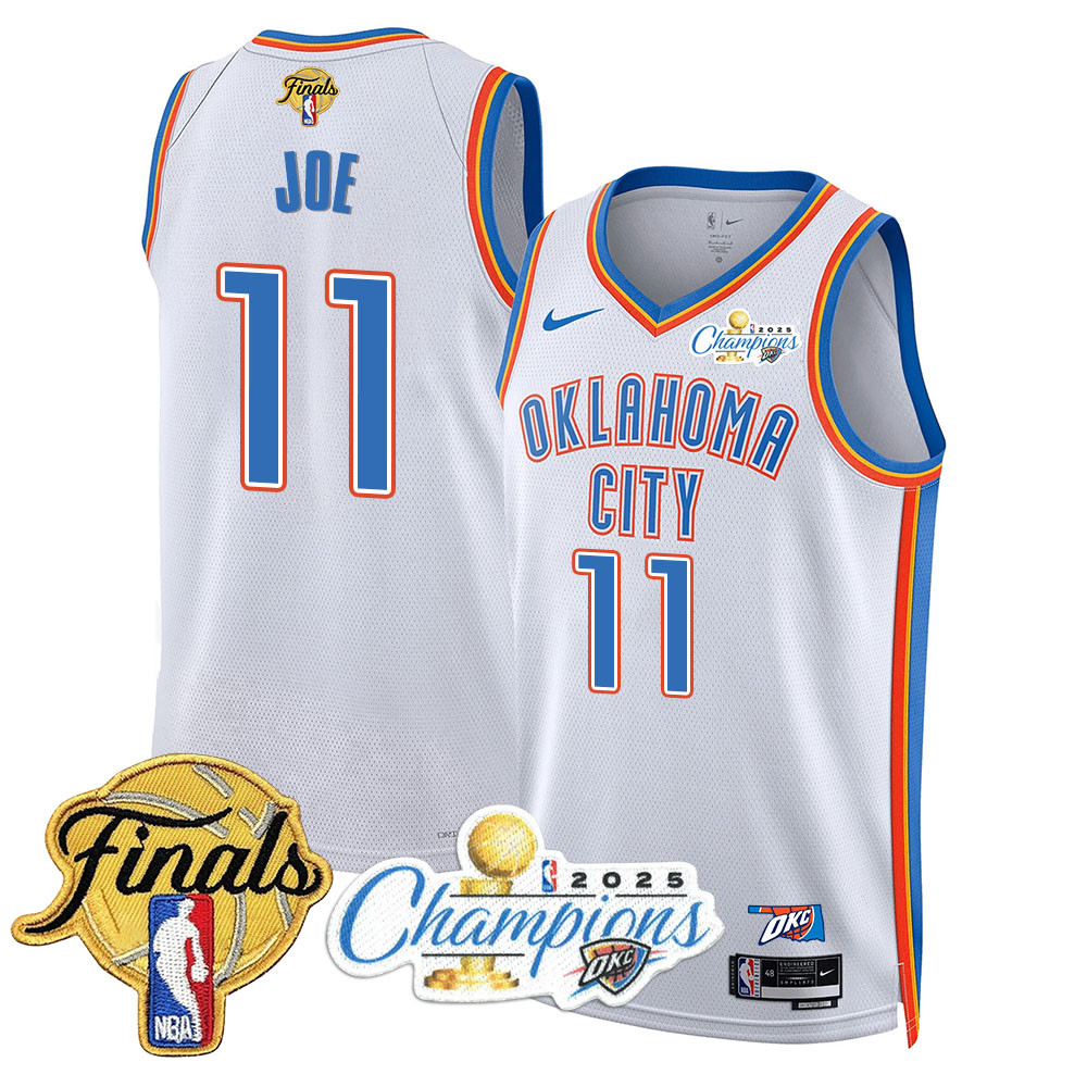 Alternative view of nike Shai Gilgeous-Alexander OKC Finals Jersey - Shai