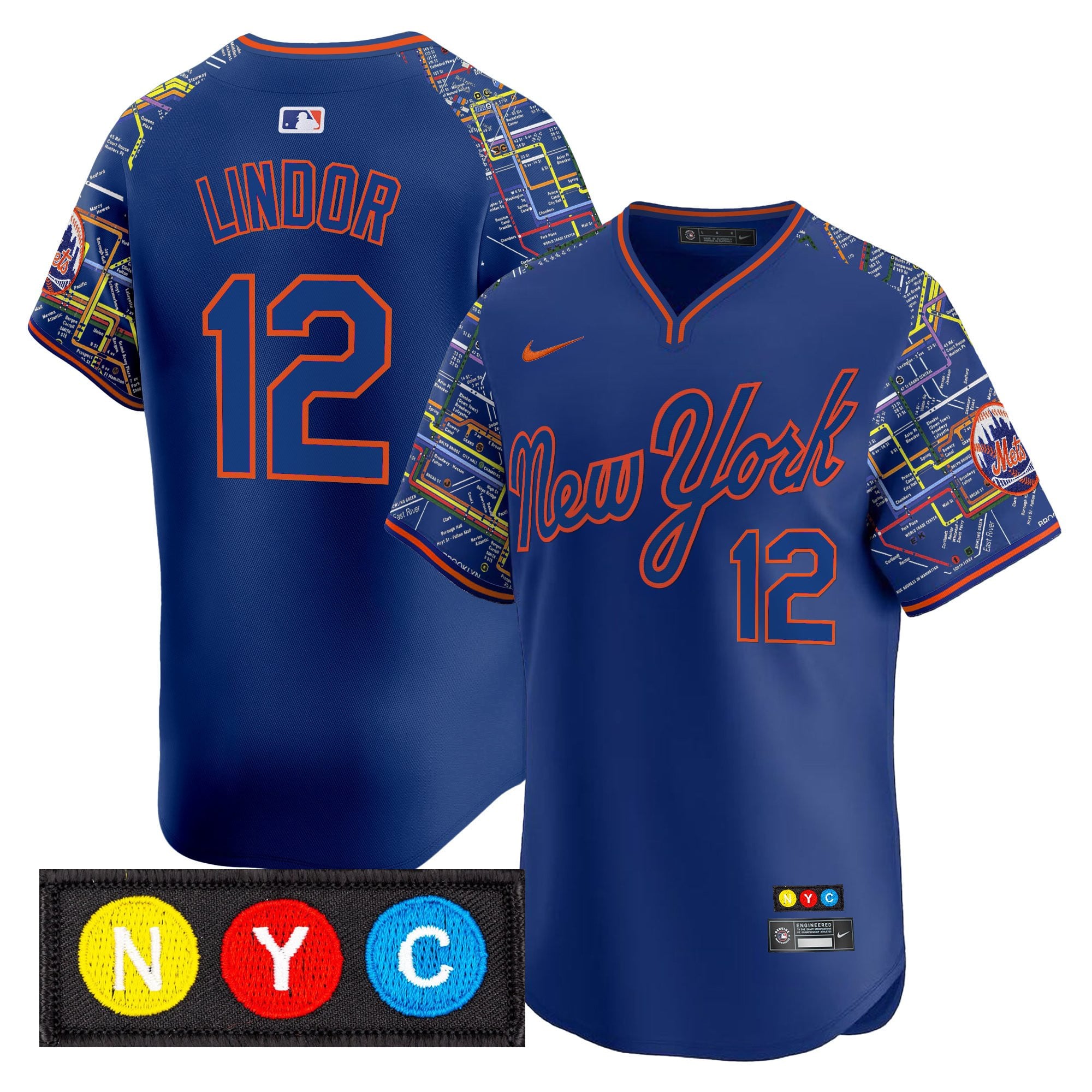 Alternative view of Nike Soto Mets Subway Jersey - Limited Edition 2024