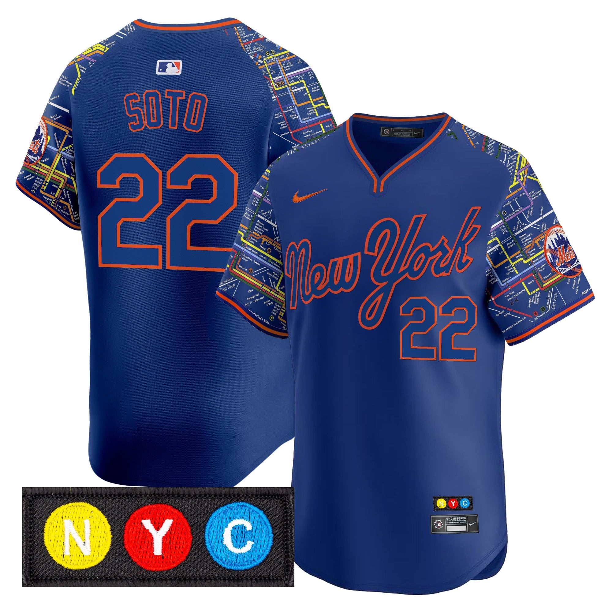 Nike Soto Mets Subway Jersey - Limited Edition 2024