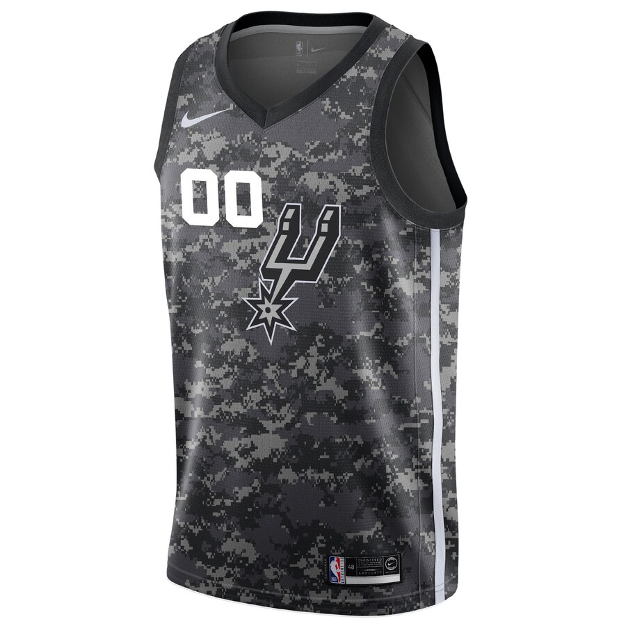 Alternative view of Nike Spurs Camo Jersey - Custom - 2023/24 Edition