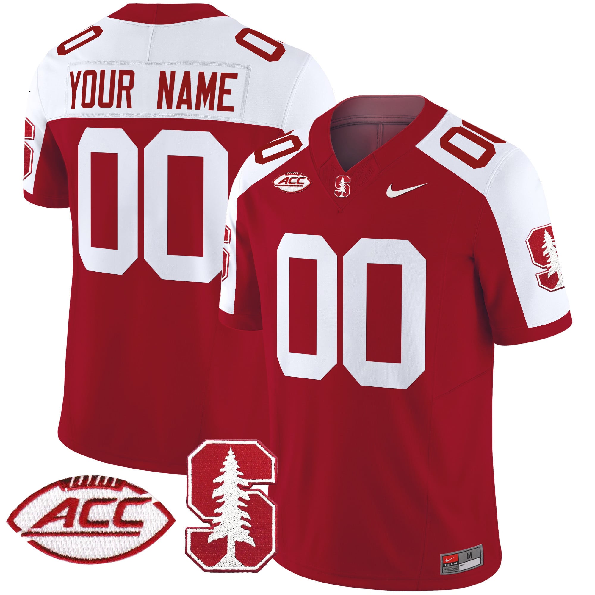 Alternative view of nike Stanford Cardinal Black Jersey - Nike Stanford Cardinal Black