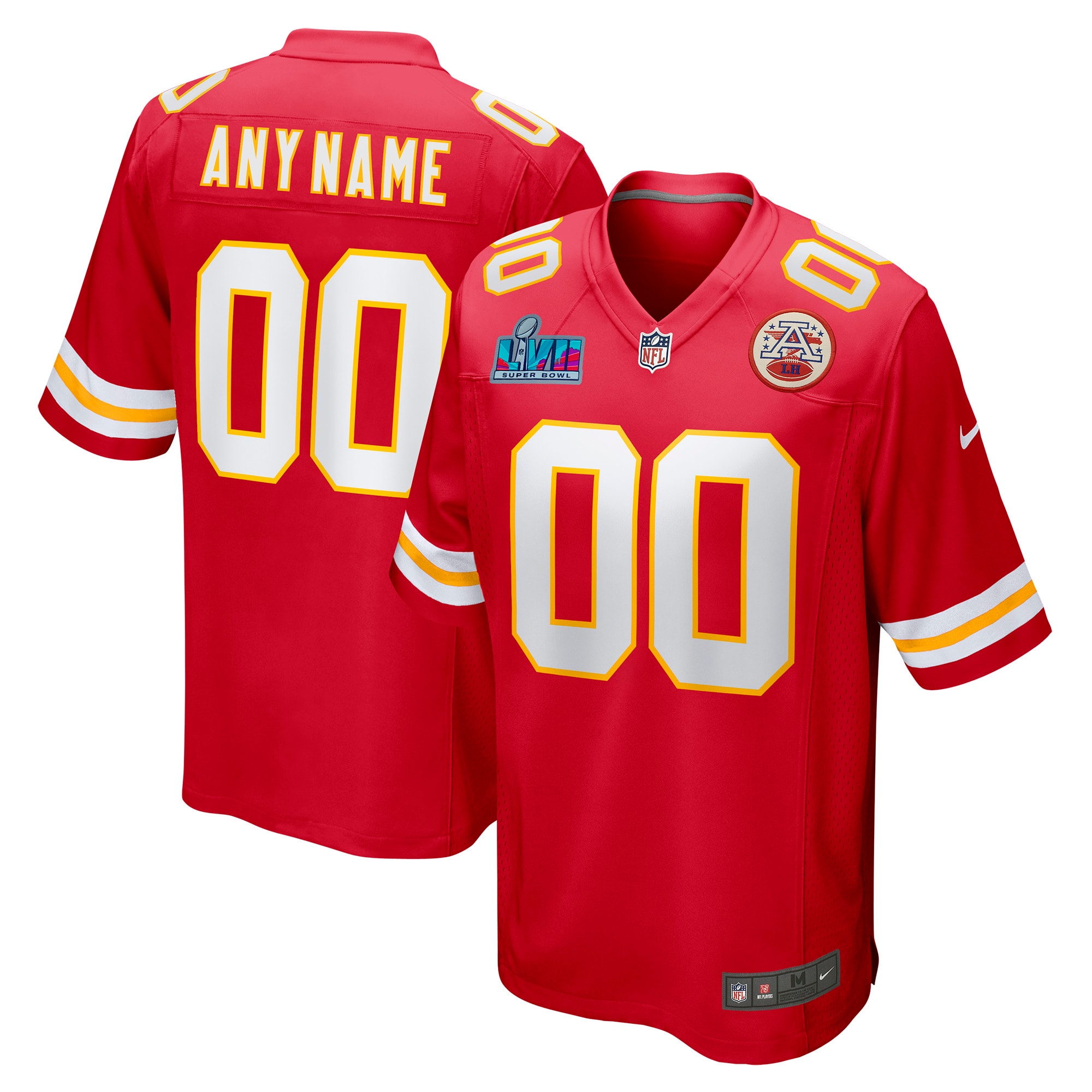 Alternative view of nike super Chiefs Red Custom Jersey - Nike Chiefs Red Custom Jersey
