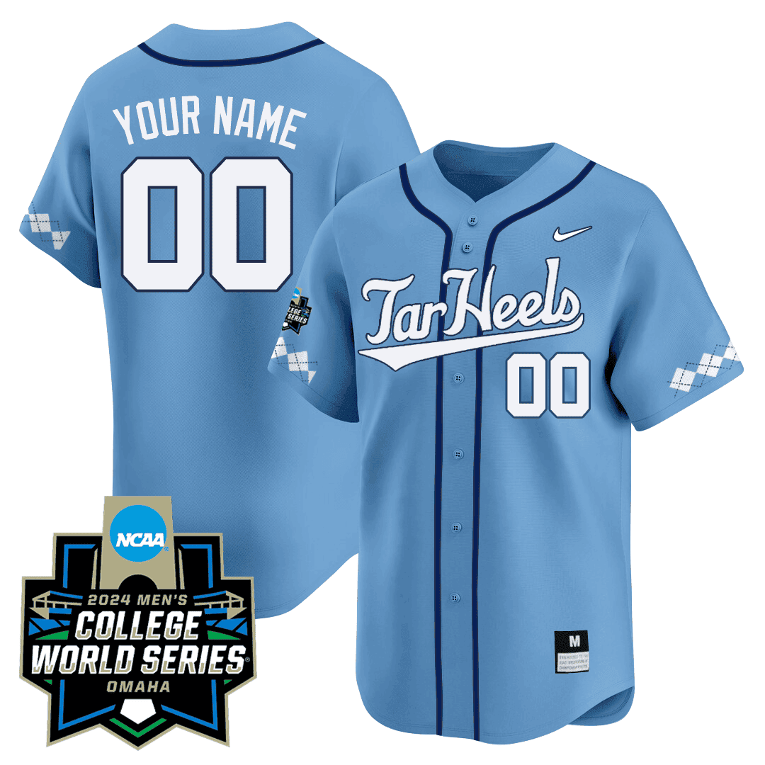Alternative view of Nike Tar Heels 2024 Jersey - NCAA College World Series