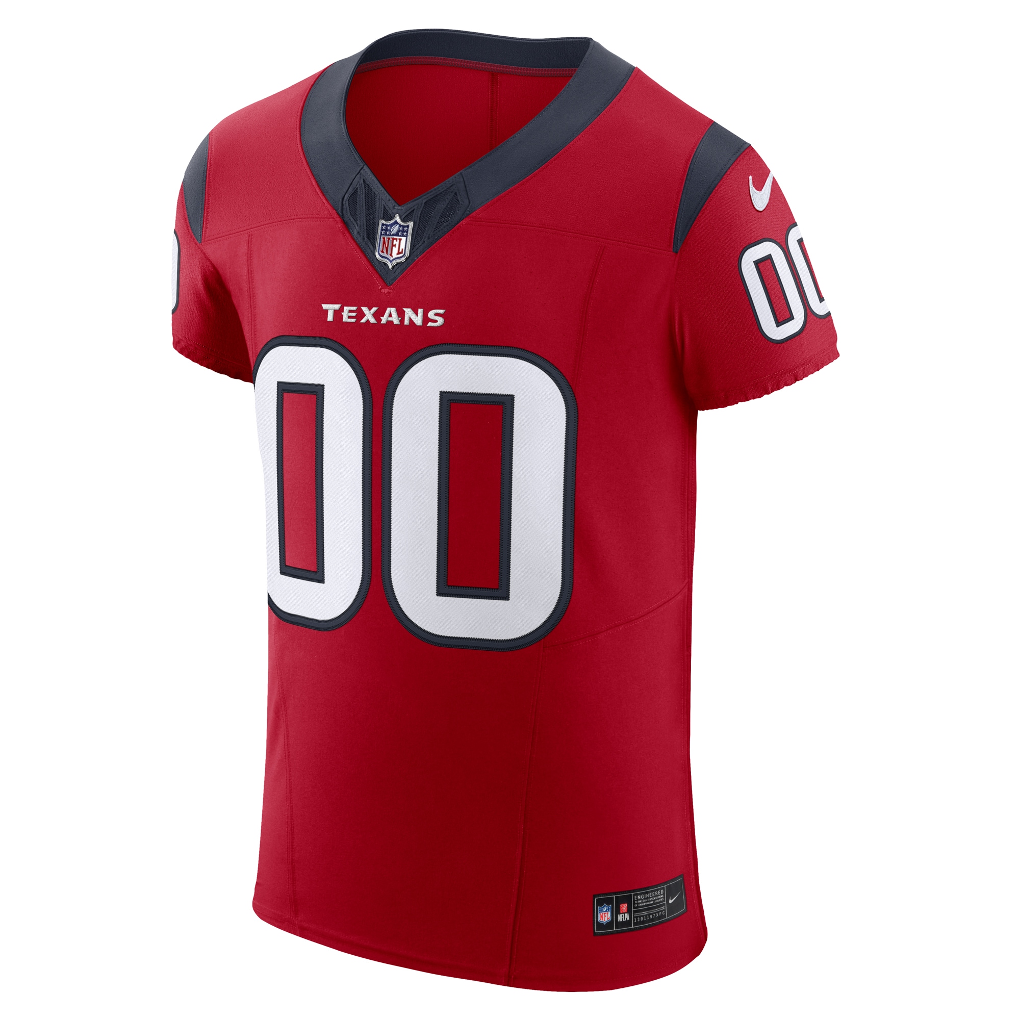Alternative view of Nike Texans Red Custom Jersey - Personalize Your Game!