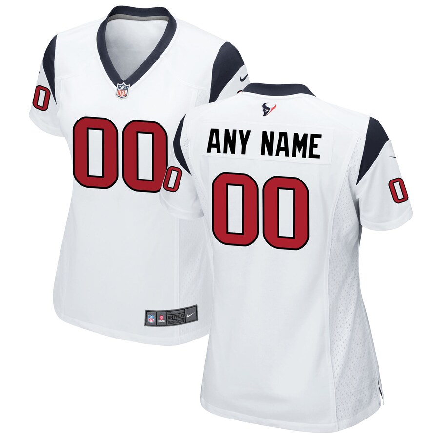 nike Texans White Custom Jersey - Nike Houston Texans White Custom