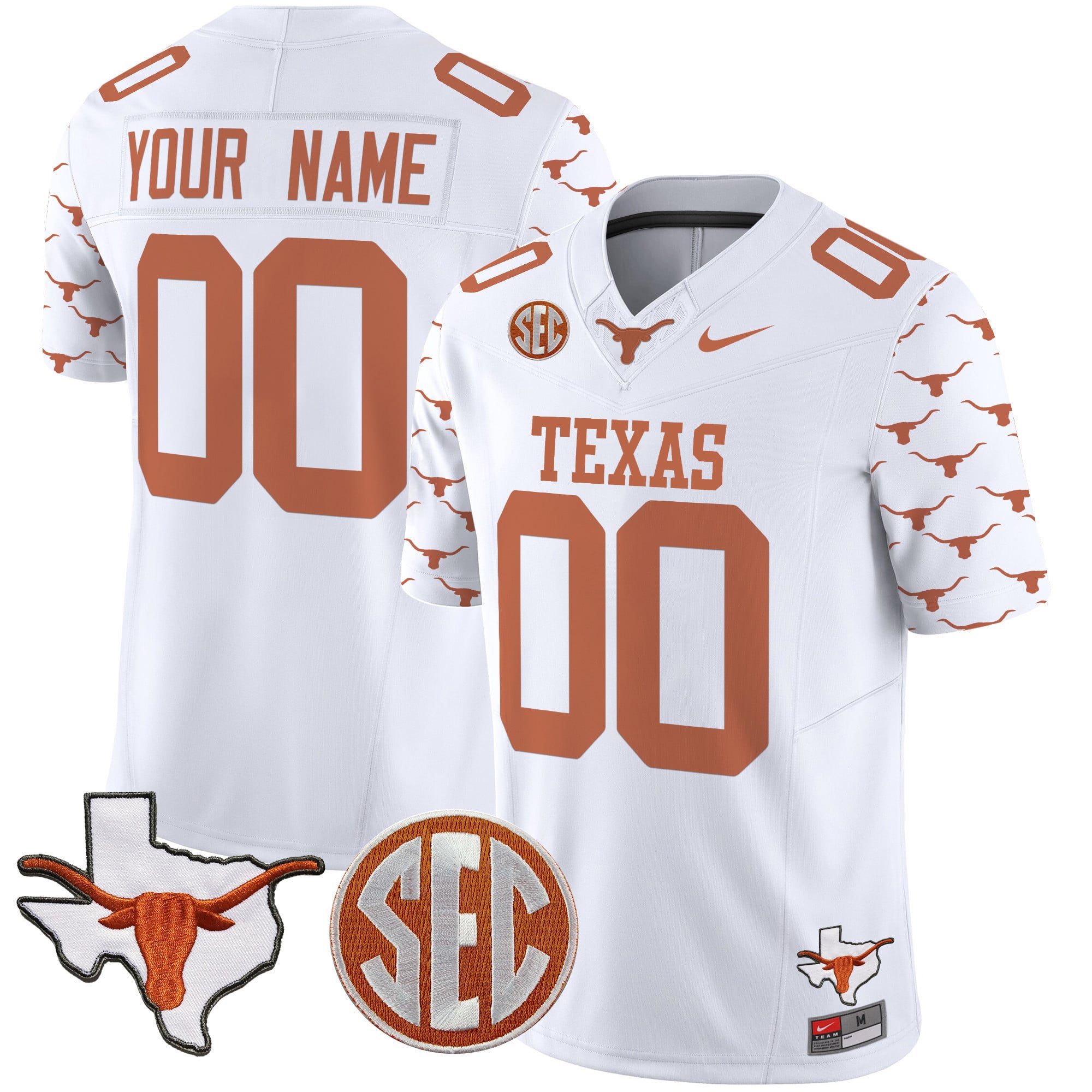 Alternative view of nike Texas Longhorns Black Jersey - Nike Texas Longhorns Black