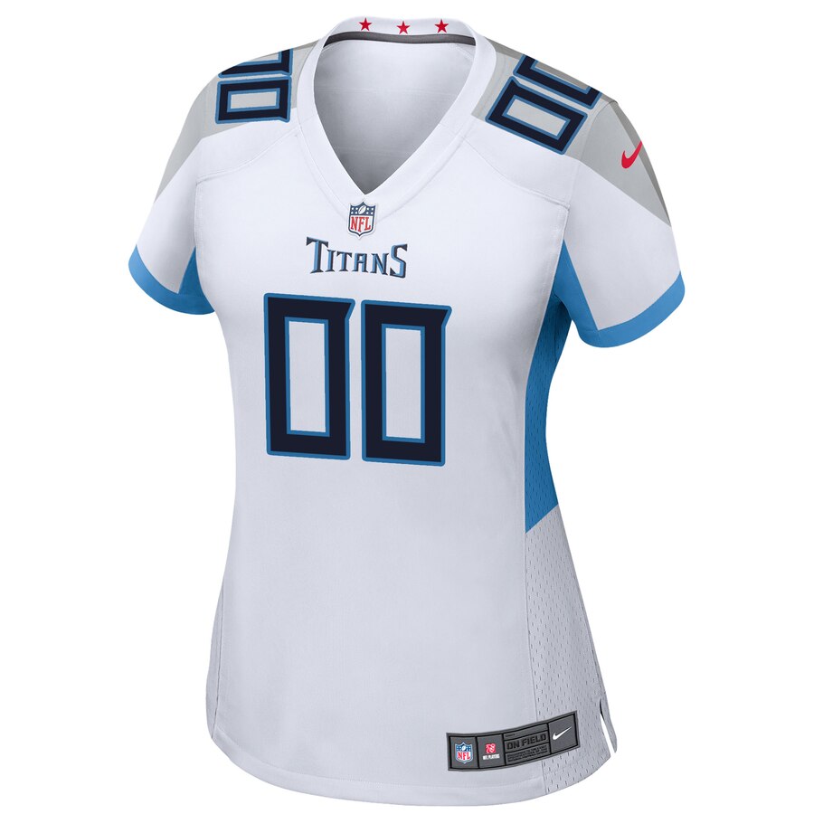 Alternative view of Nike Titans White Custom Jersey - Personalize Your Style! 2