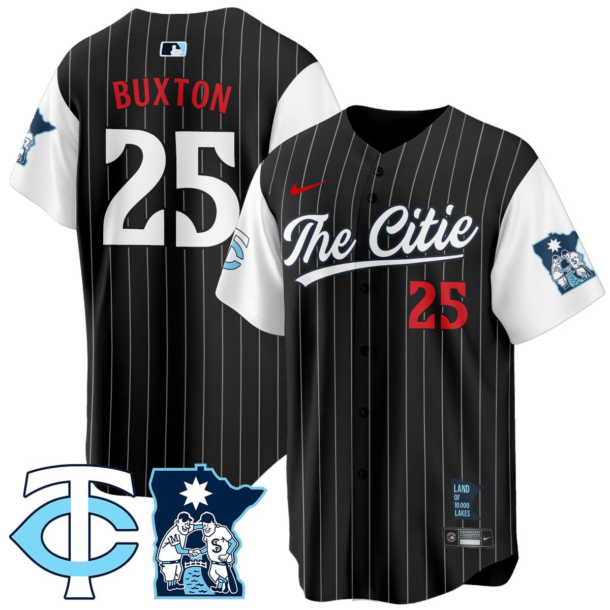 Alternative view of nike Twins Bader Black Jersey - Nike Twins ‘The Citie’ Jersey - Bader