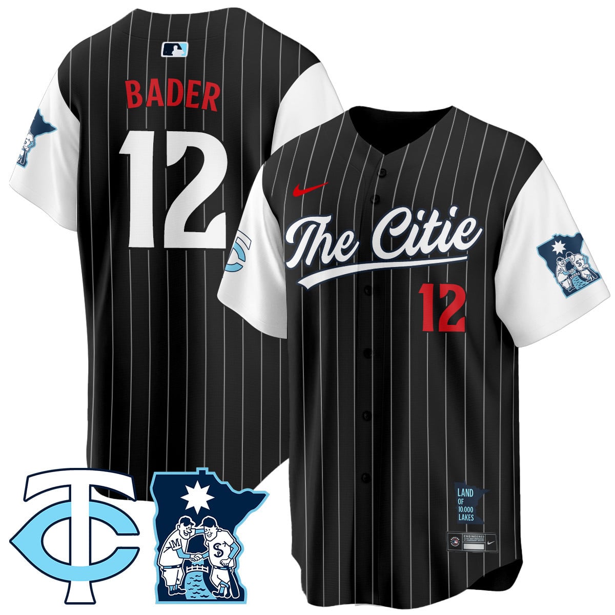 nike Twins Bader Black Jersey - Nike Twins ‘The Citie’ Jersey - Bader