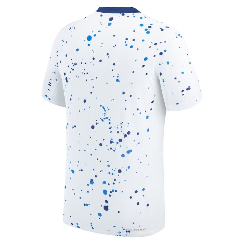 Alternative view of Nike USA 2024 Away Jersey - White & Blue Splatter