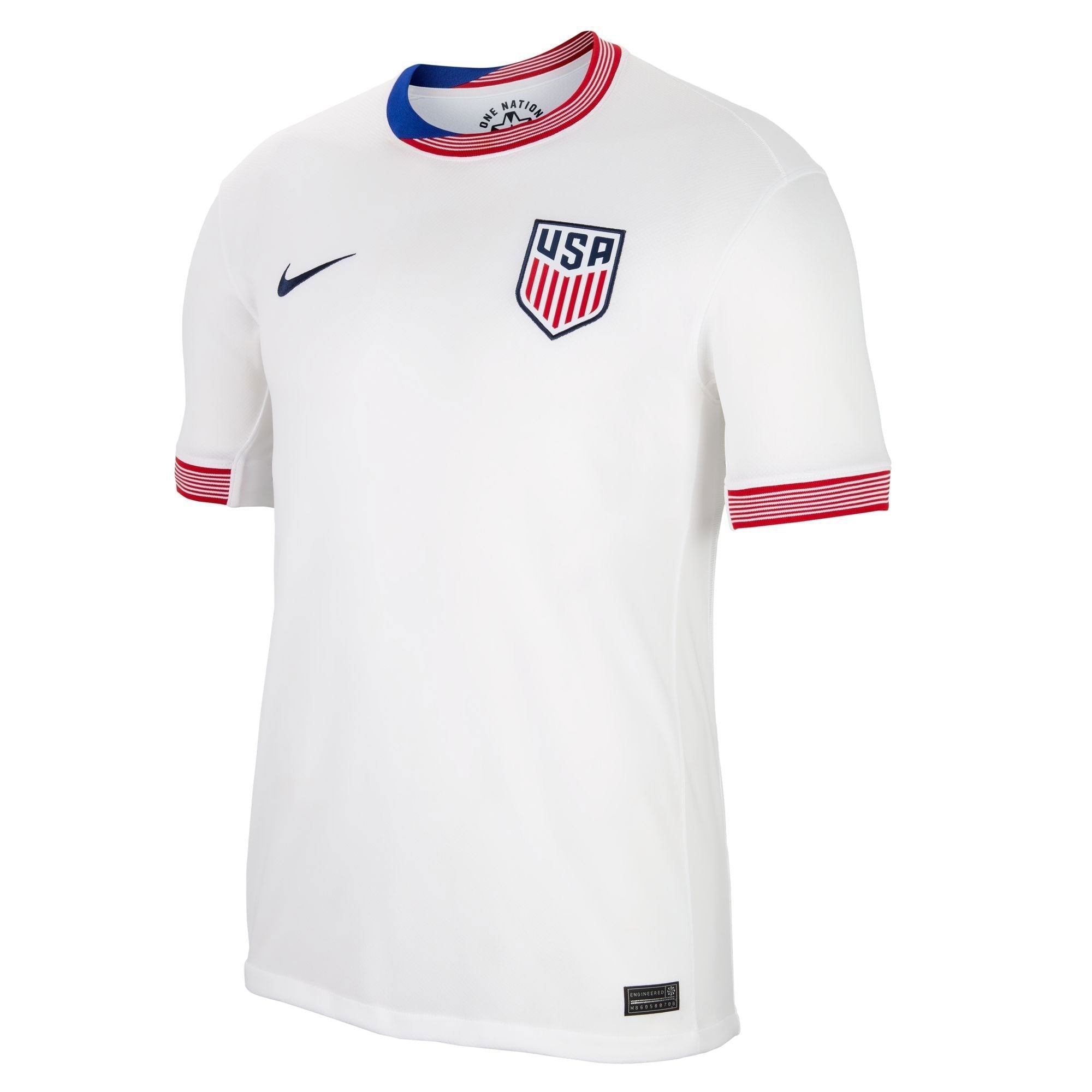 Alternative view of Nike USA 2024 Home Jersey - White Soccer Kit