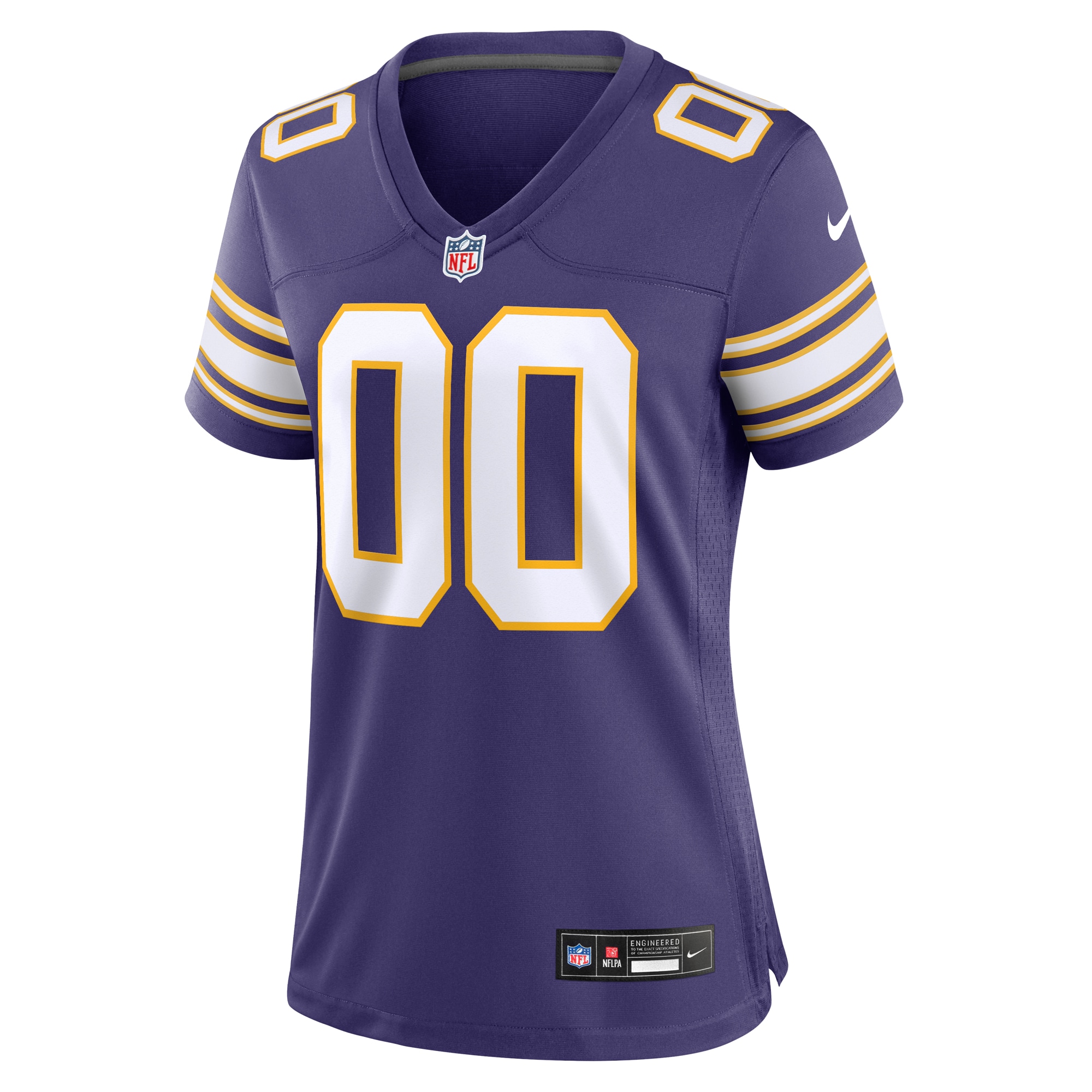 Alternative view of Nike Vikings Purple Custom Jersey - Personalized NFL Style