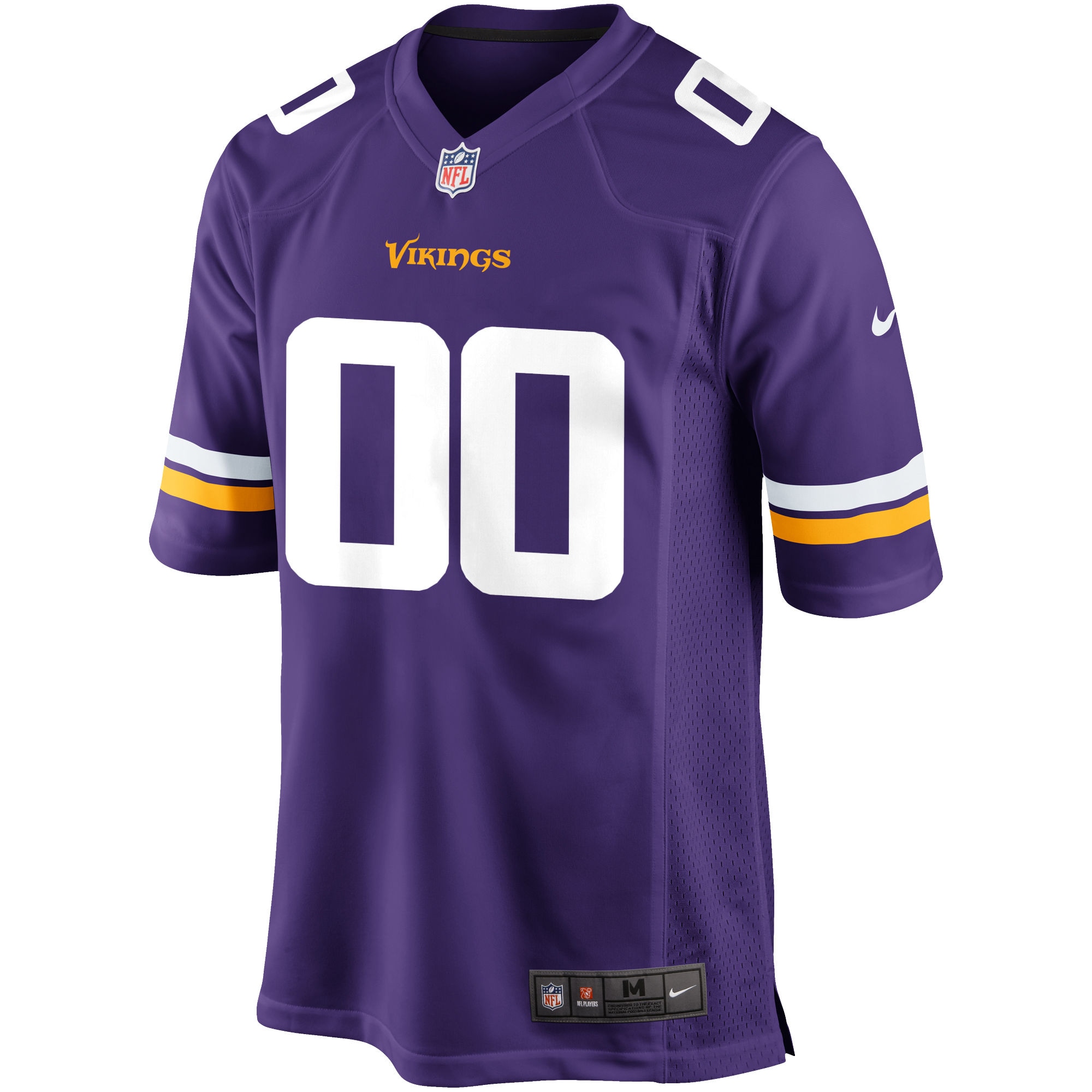Alternative view of Nike Vikings Purple Personalized Jersey - Custom Name & Number