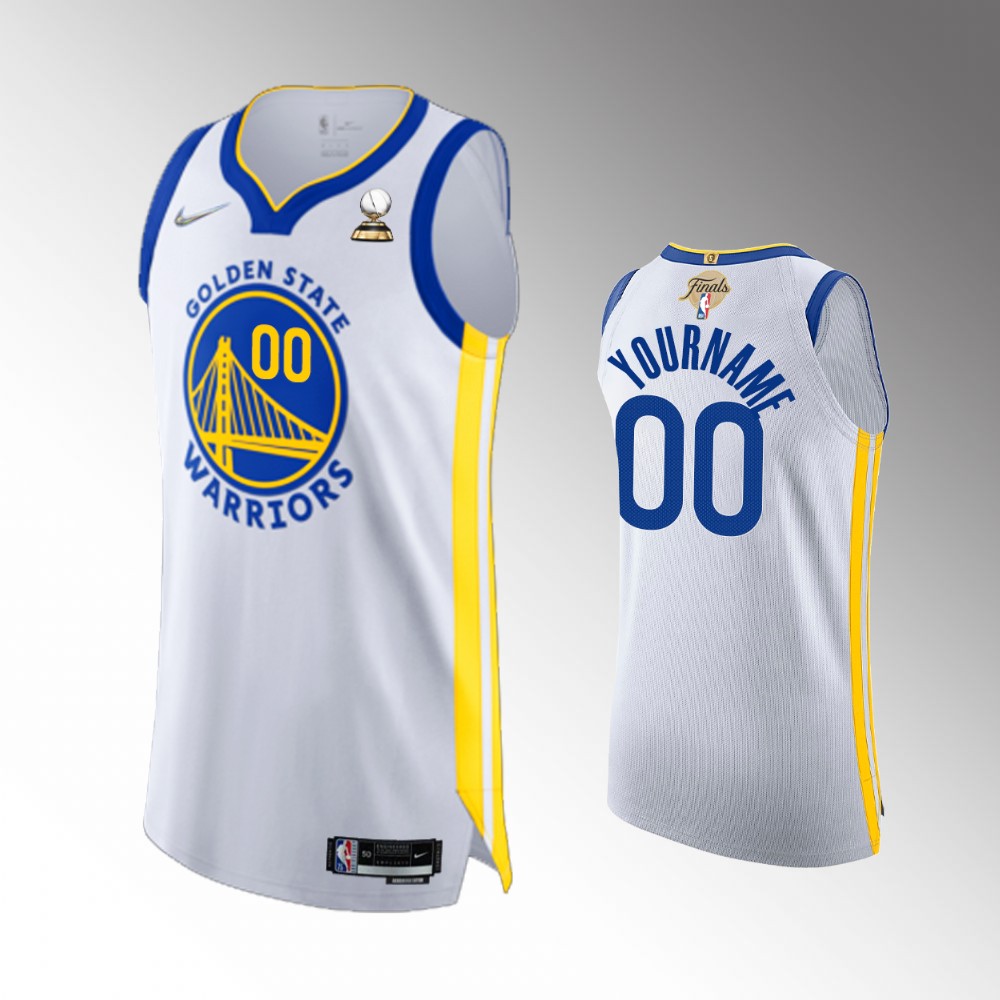 nike Warriors Finals White Jersey - Nike Warriors White Finals Jersey