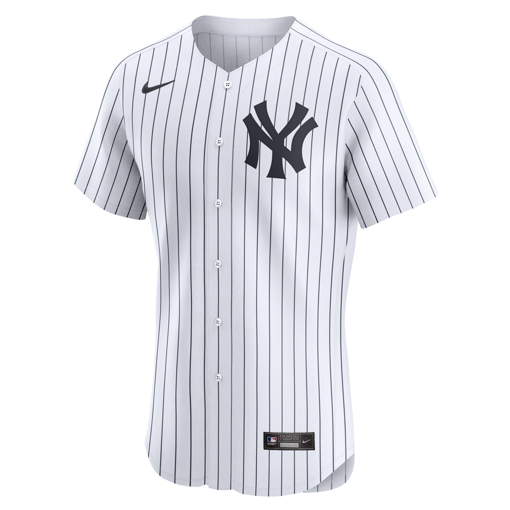 Nike Yankees Pinstripe Jersey - Authentic White/Navy